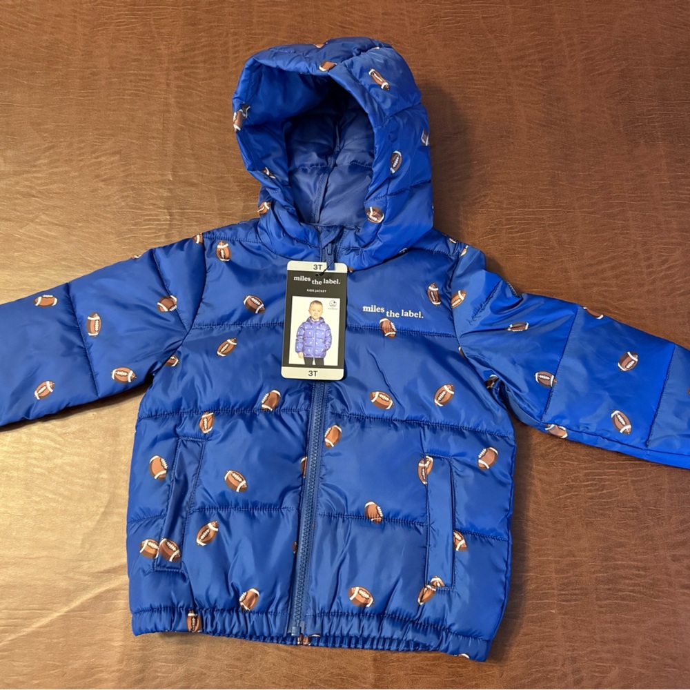 Miles the Label Football Kids Coat